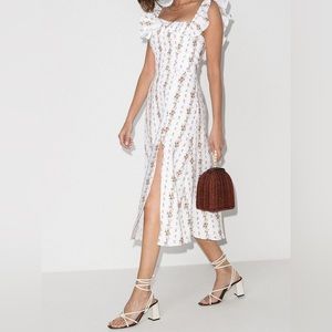 Brand New Reformation Amethyst Linen Dress